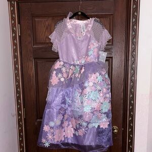 Disney Encanto Isabel Lavender Dress with Floral Details